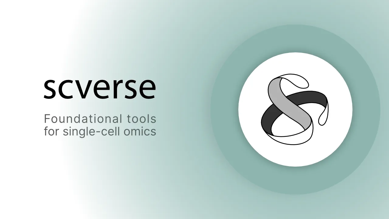 scverse logo - Example slide